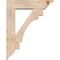 Ekena Millwork Merced Traditional Smooth Bracket w/ Offset Brace, Douglas Fir, 7 1/2"W x 30"D x 38"H BKT0806X30X38MRC01SDF - alternate 2